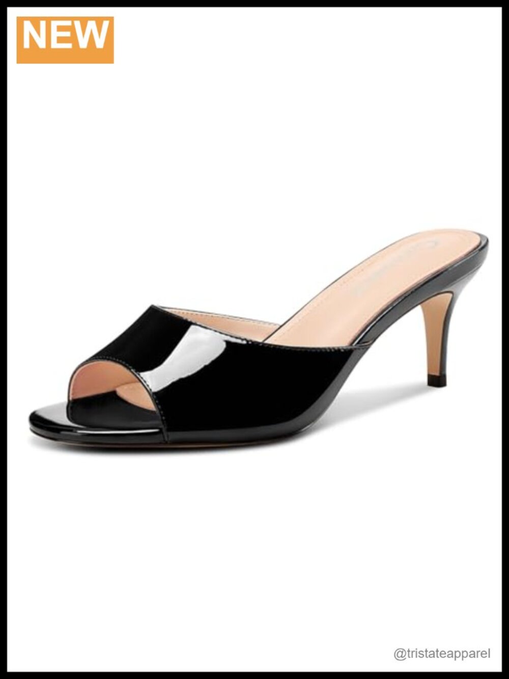Castamere Women's Kitten Heel Sandals Slip On Mules